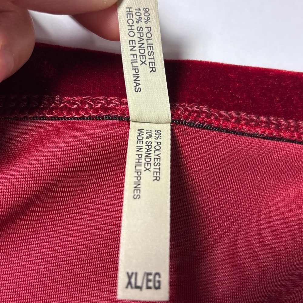 NWT White Stag Velvet Maxi Skirt Women’s XL Red Grunge Dark Romantic Whimsygoth - Picture 8 of 12